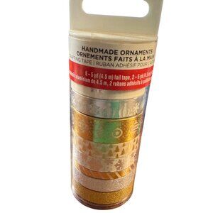 ArtMinds Christmas-Themed Washi Tape 6 Rolls For Decorative Crafts Scrapbooking